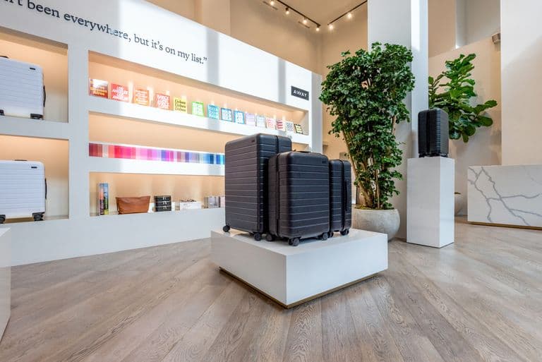 Away Luggage Shopping Experience - Client appreciation, conference VIP gifts, executive retreats
