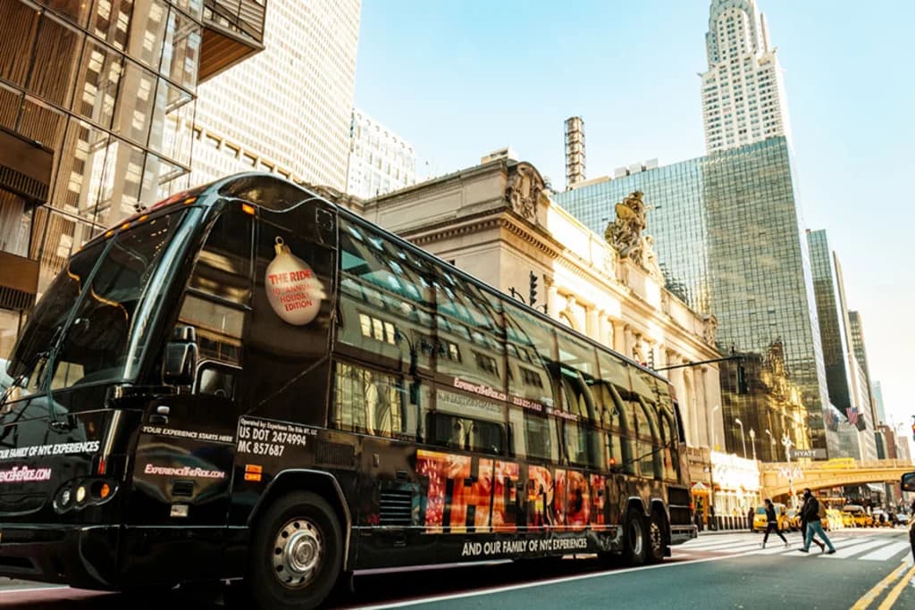 a bus in new york city
